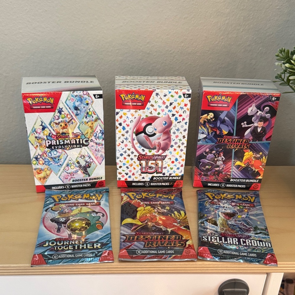 Pokemon Card Lot of 6 NIB
